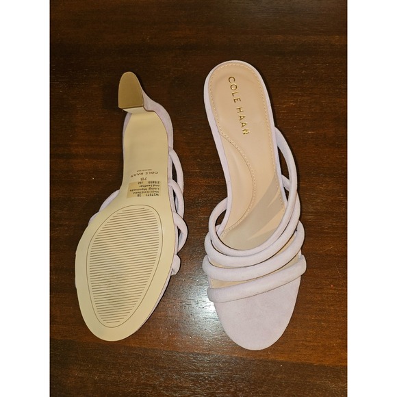 Cole Haan Adella Sandal Orchid Petal Suede Size 7‎ $150 New - Picture 9 of 10